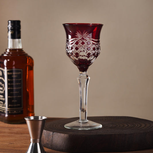 Vitraelle Crystal Cut Red Wine Goblets image 1