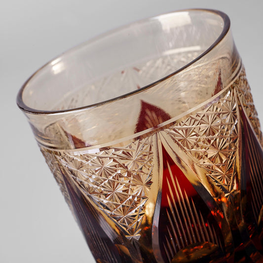 lovecove Hand Cut Crystal Whisky Glasses image 1
