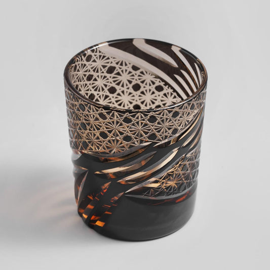 lovecove Hand Cut Flowing Whisky Glass image 1