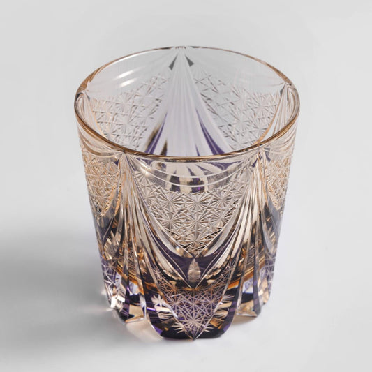 lovecove Hand Cut Luxury Crystal Whisky Glass image 1