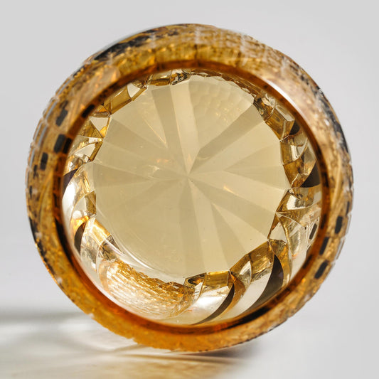 lovecove Hand Cut Vintage Kiriko Crystal Whiskey Tumbler image 1
