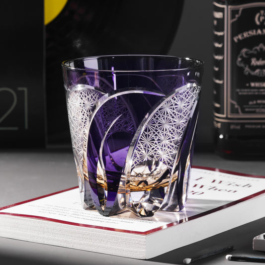 lovecove Hand Cut Crystal Whisky Glass - 409D – product image 2