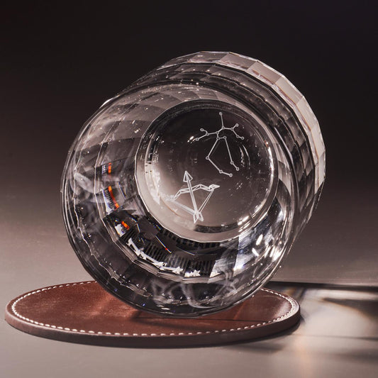 Vitraelle Engraved Crystal Zodiac Glass – product image 2