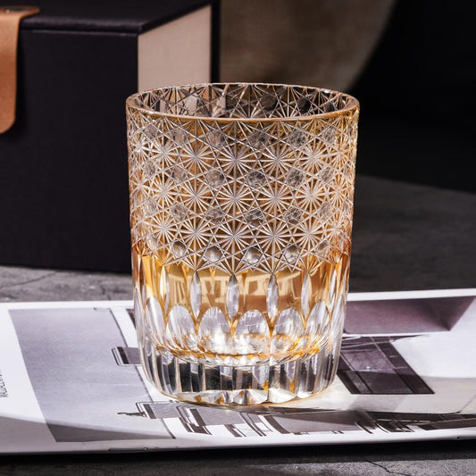 lovecove Hand-Cut Retro Whiskey Glass – product image 2