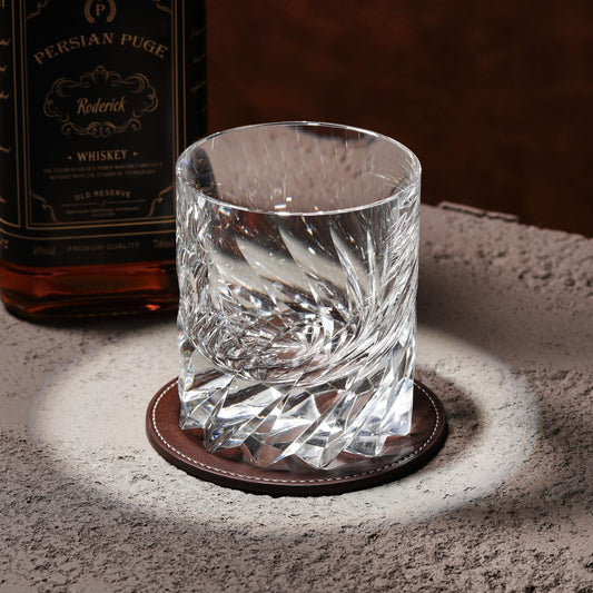 Vitraelle Crystal Cut Lead-free Heavy Whiskey Glass – product image 2