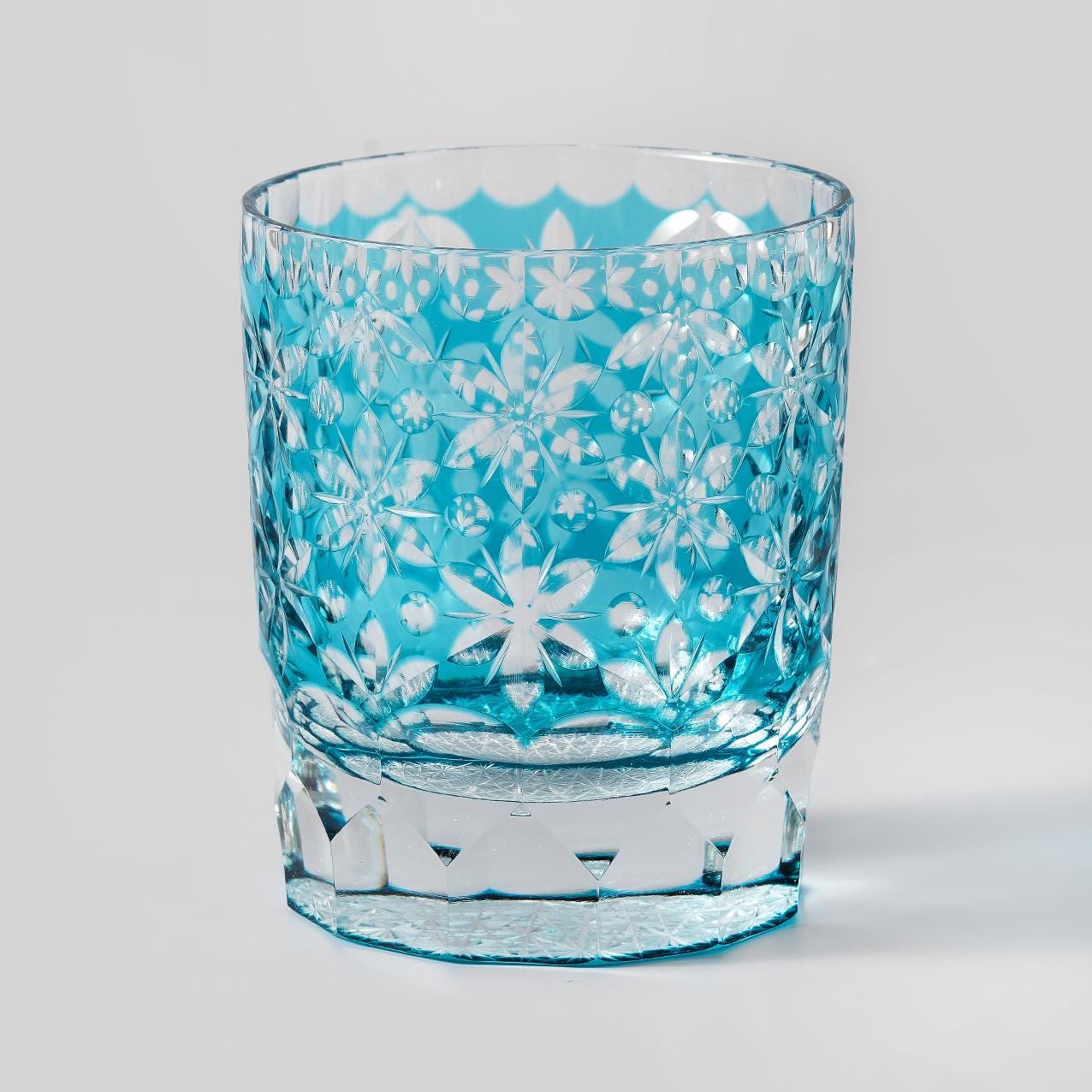 Vitraelle Kiriko Blue Sakura Whiskey Glass image 8