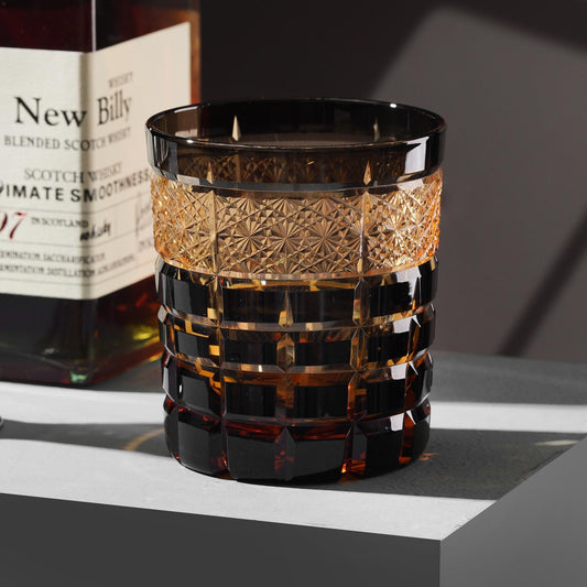 Vitraelle Old-Fashioned Grid Cut Whiskey Glass image 1