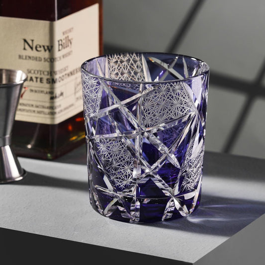 lovecove Vintage Kiriko Luxury Lightning Whiskey Glass image 2