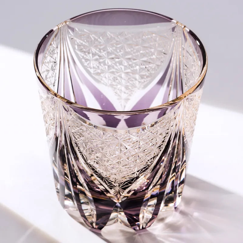Fine cut-glass detail