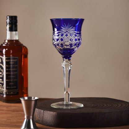 lovecove Crystal Cut Red Wine Goblets image 4