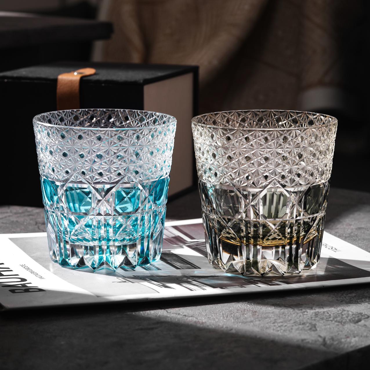 lovecove Crystal-Cut Whisky Glass image 6