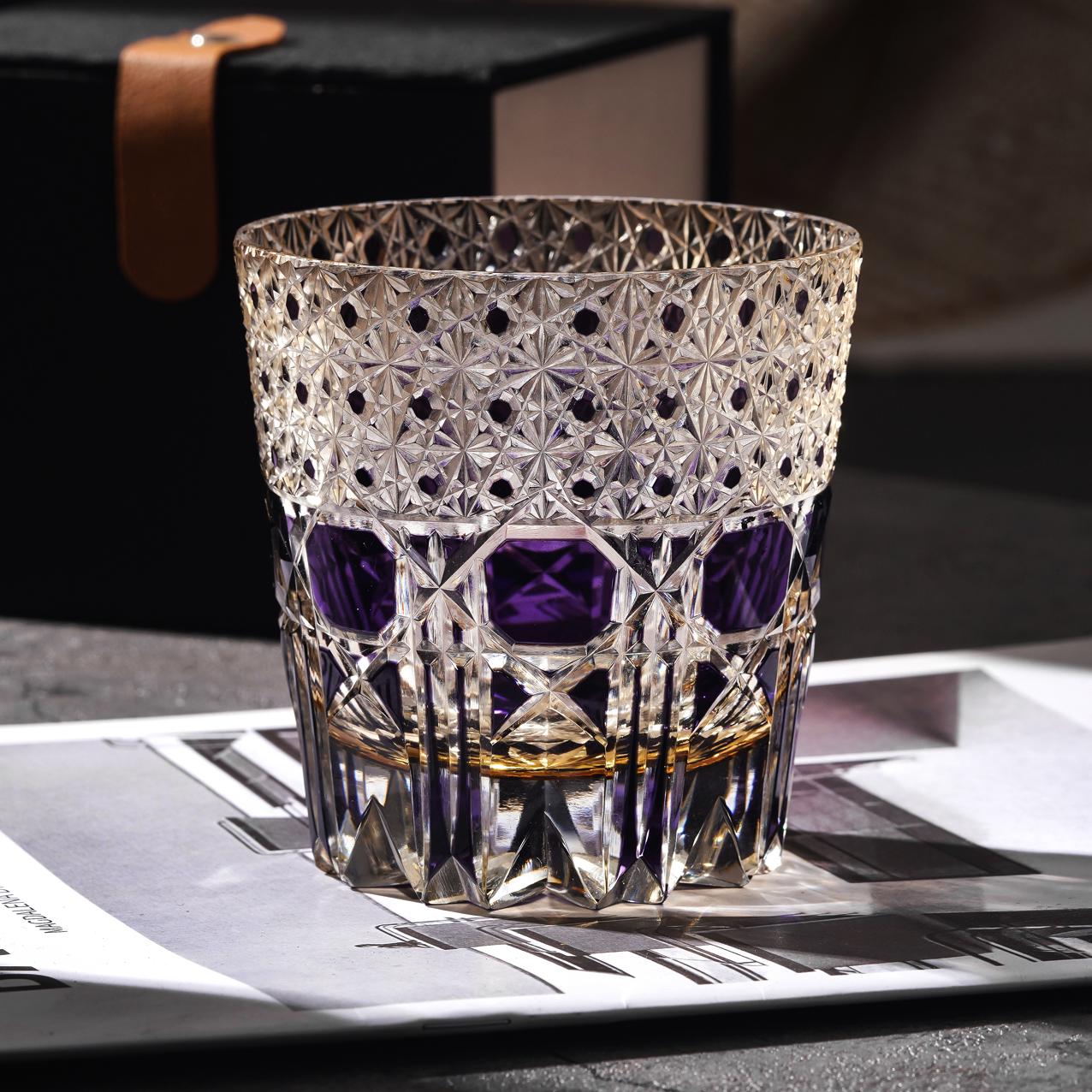 lovecove Crystal-Cut Whisky Glass image 9