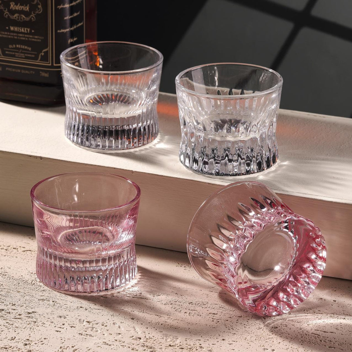 lovecove Crystal Lowball Whiskey Glass image 3