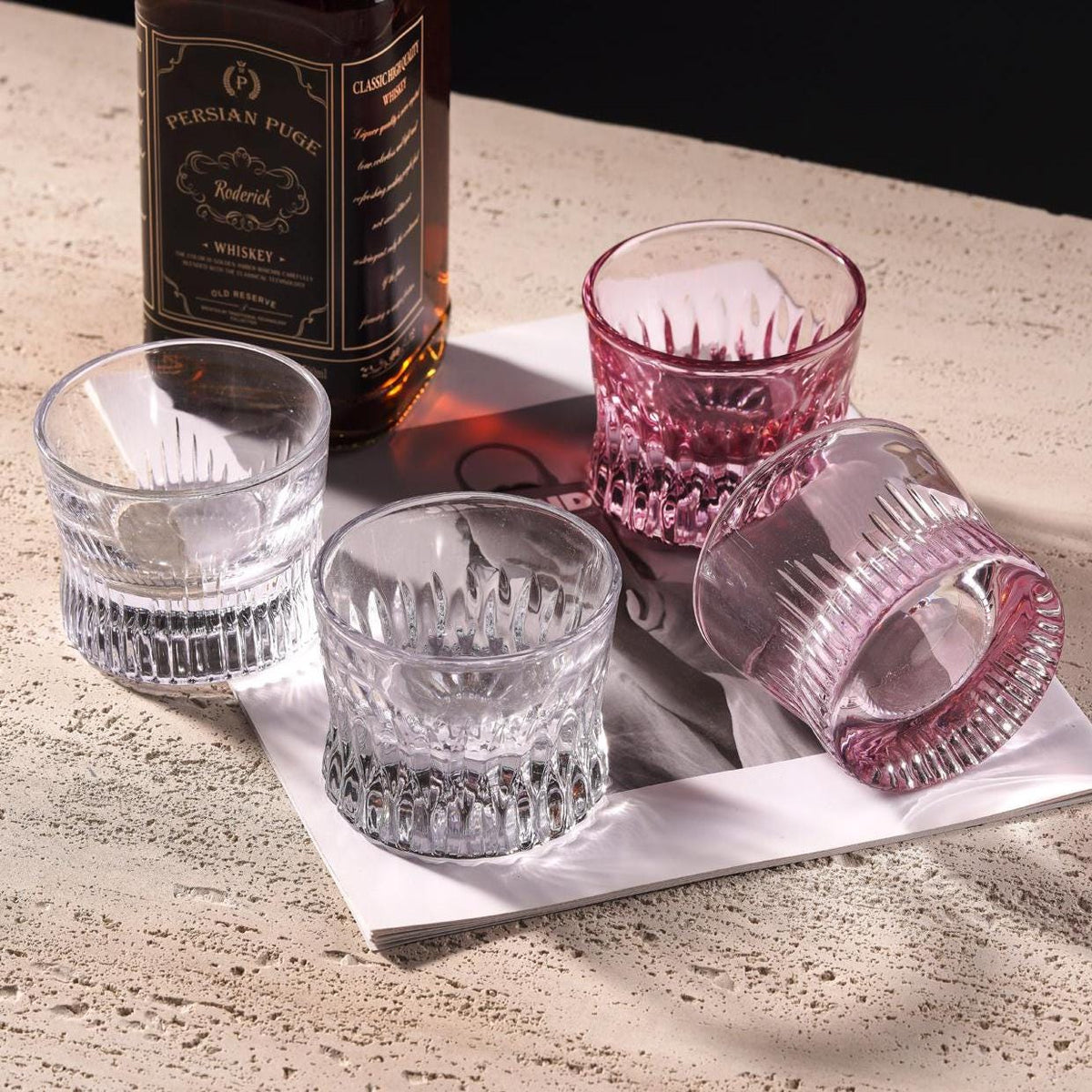 lovecove Crystal Lowball Whiskey Glass image 4