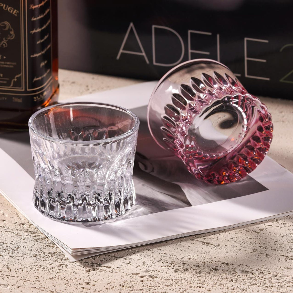 lovecove Crystal Lowball Whiskey Glass image 7
