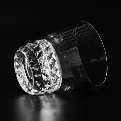 lovecove Diamond-Cut Clear Crystal Whisky Glass image 3