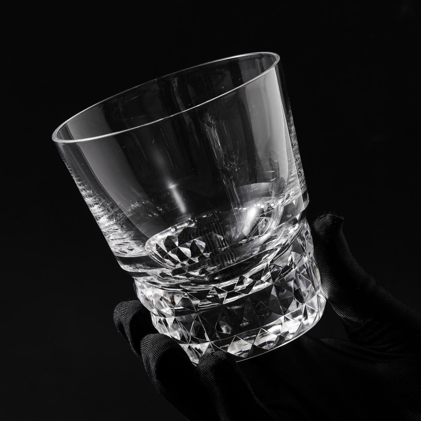 lovecove Diamond-Cut Clear Crystal Whisky Glass image 6