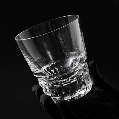 lovecove Diamond-Cut Clear Crystal Whisky Glass image 6