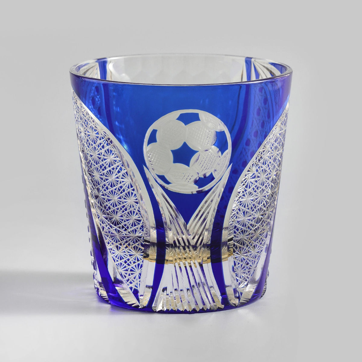 lovecove Engraved Crystal Football Whisky Glass image 2