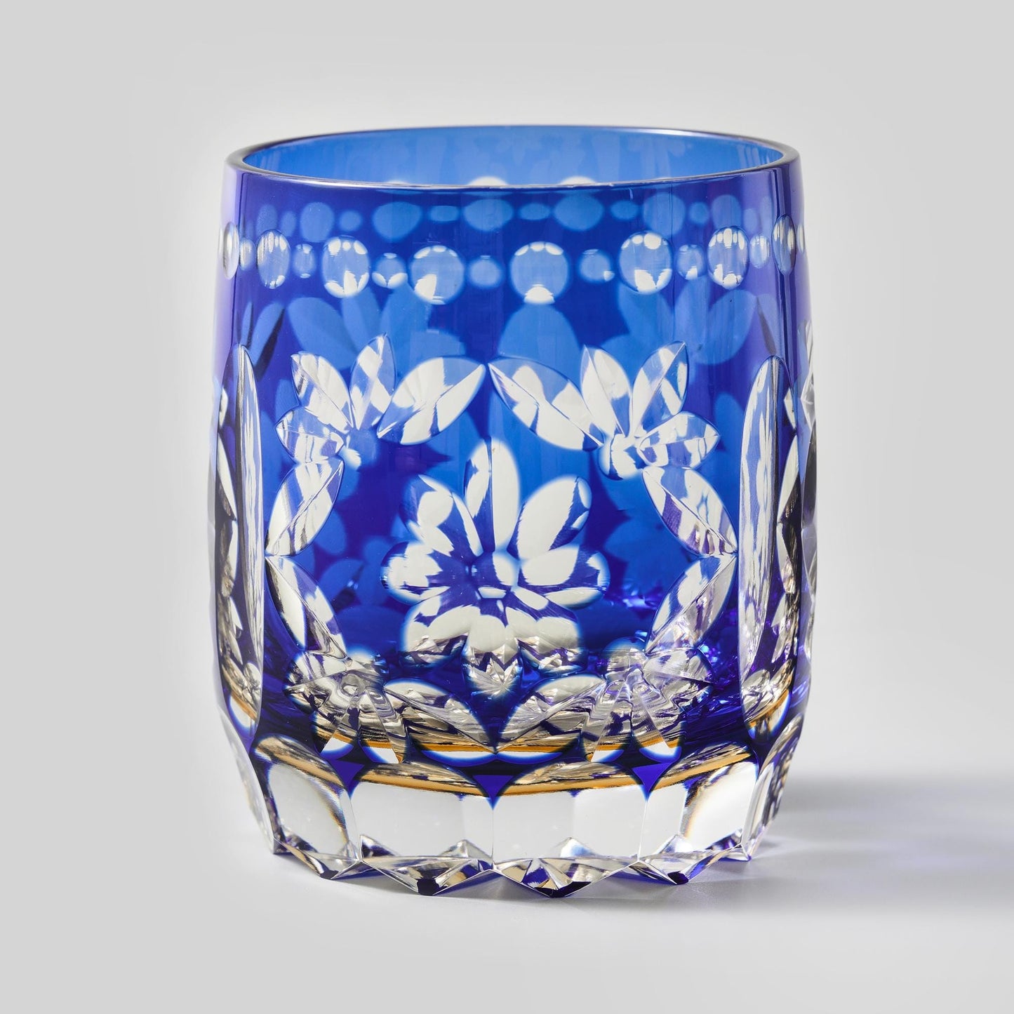 lovecove Engraved Crystal Petal Whiskey Glass image 3