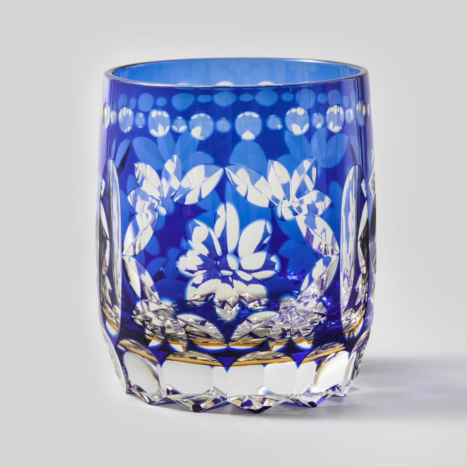 lovecove Engraved Crystal Petal Whiskey Glass image 3