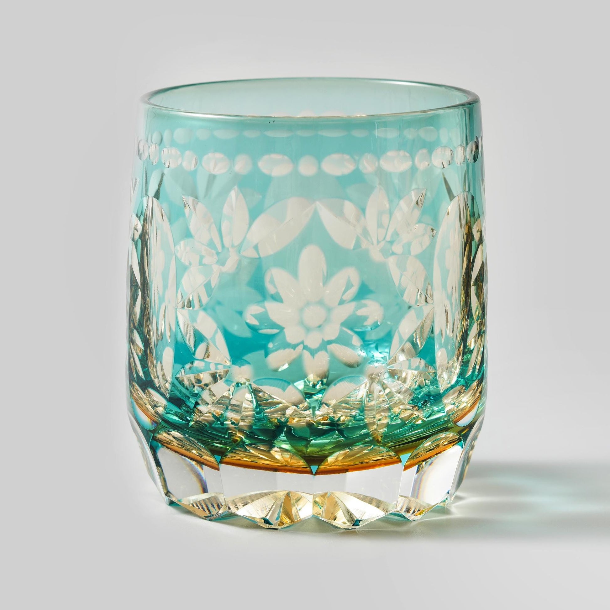 lovecove Engraved Crystal Petal Whiskey Glass image 4