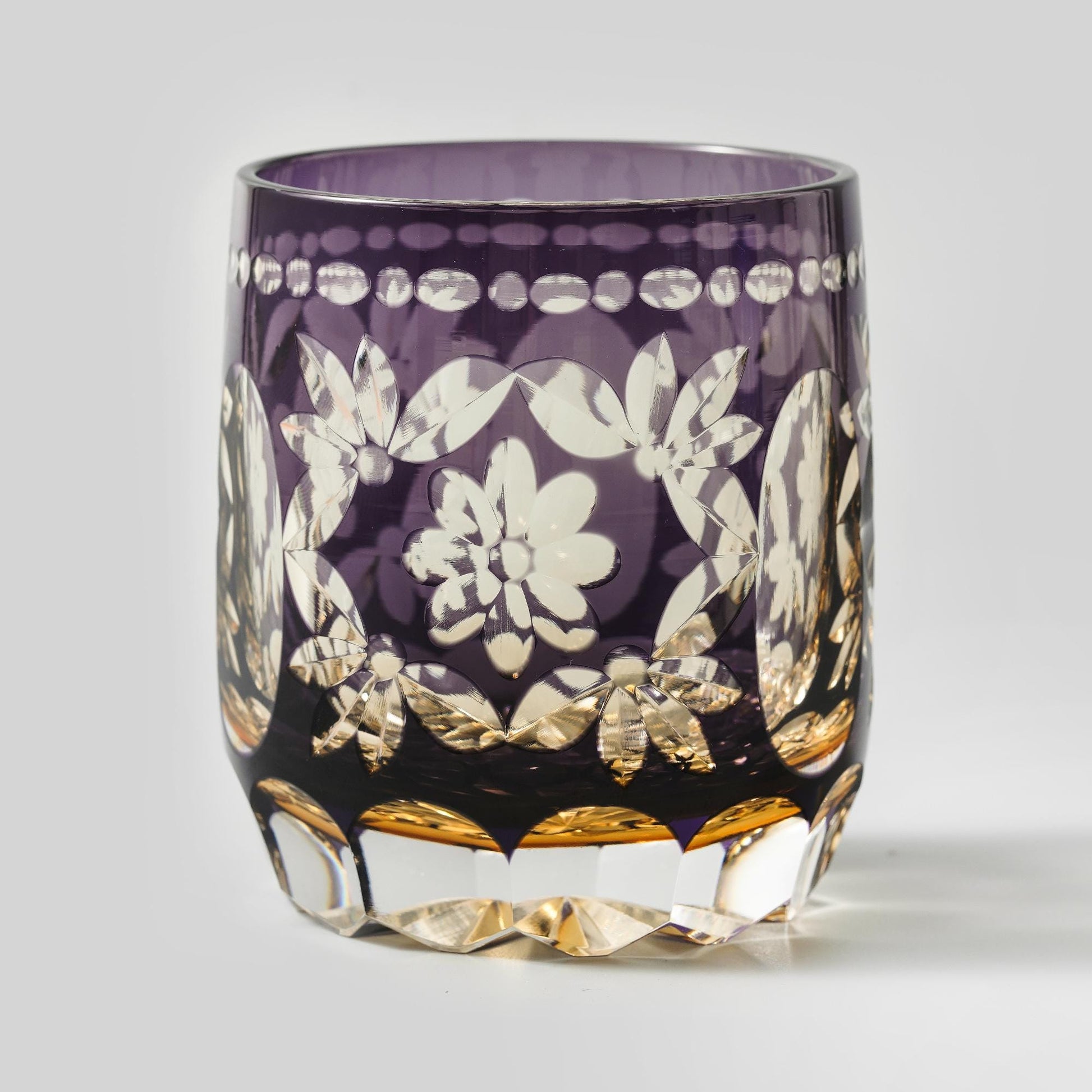lovecove Engraved Crystal Petal Whiskey Glass image 7