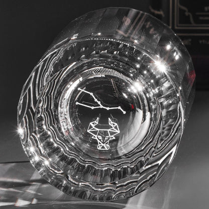 lovecove Engraved Luxury Zodiac Crystal Whiskey Tumbler image 3