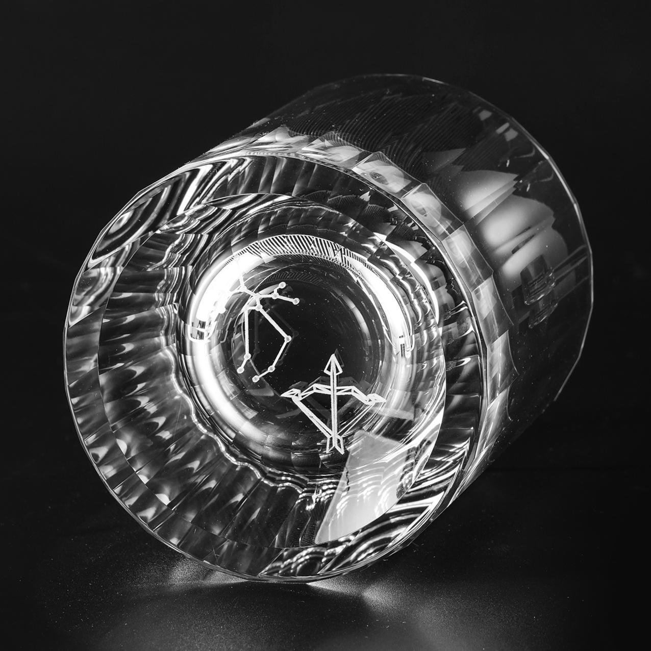 lovecove Engraved Luxury Zodiac Crystal Whiskey Tumbler image 4