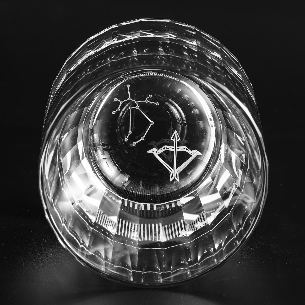 lovecove Engraved Luxury Zodiac Crystal Whiskey Tumbler image 5