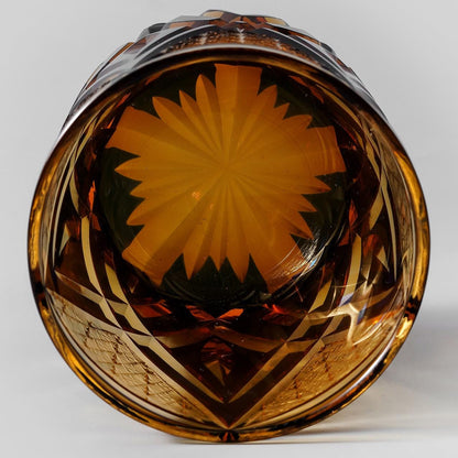 lovecove Hand-Carved Amber Flame Whiskey Glass image 7