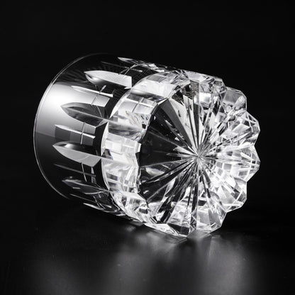 lovecove Hand-Carved Clear Crystal Whiskey Glass image 4