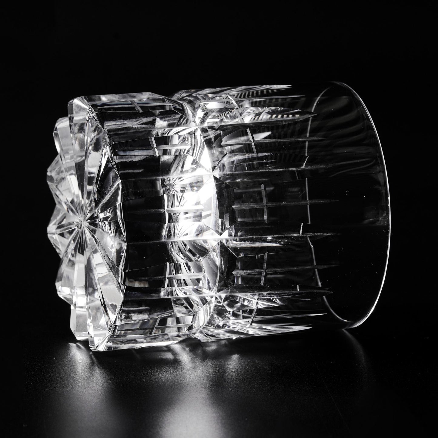 lovecove Hand-Carved Clear Crystal Whiskey Glass image 5