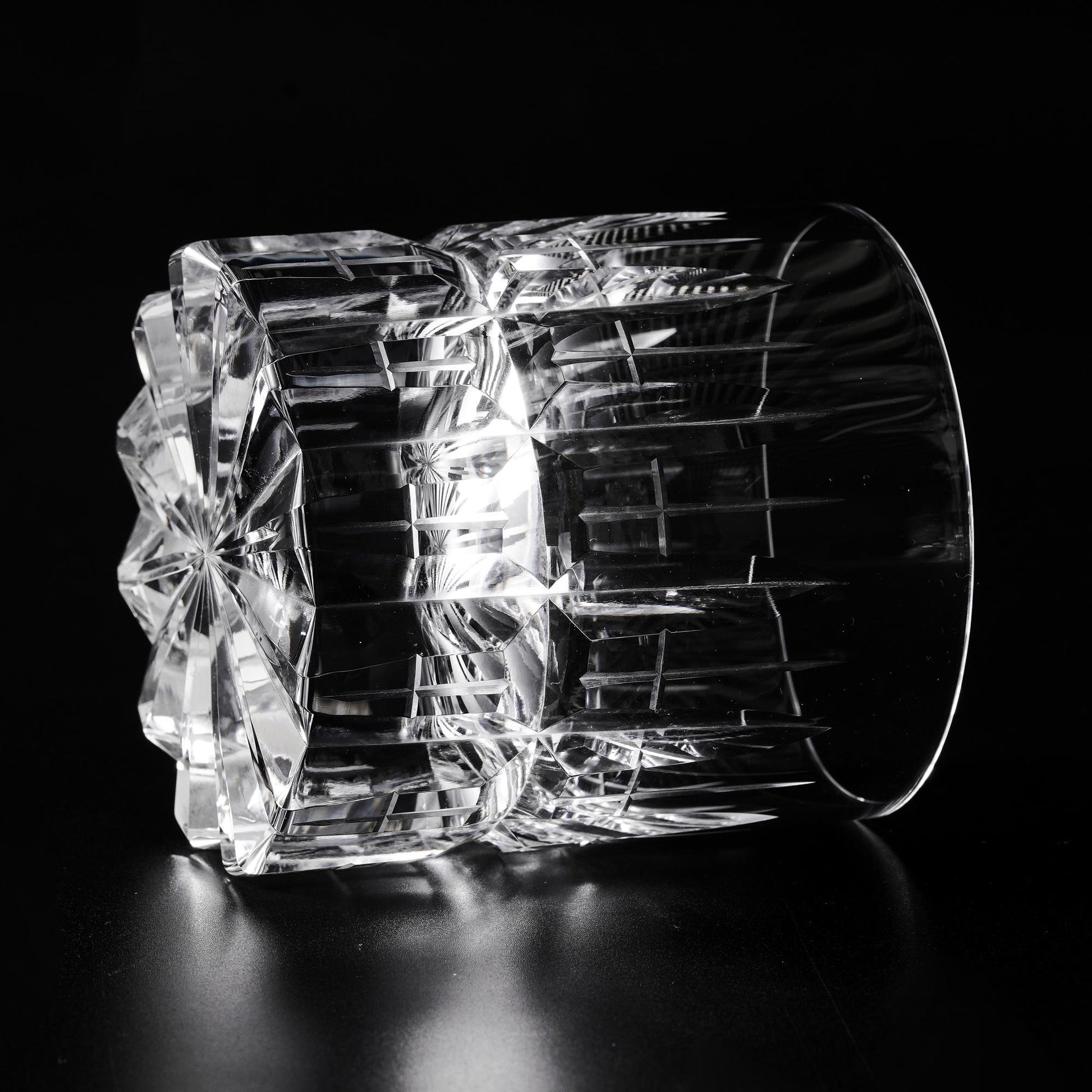 lovecove Hand-Carved Clear Crystal Whiskey Glass image 5