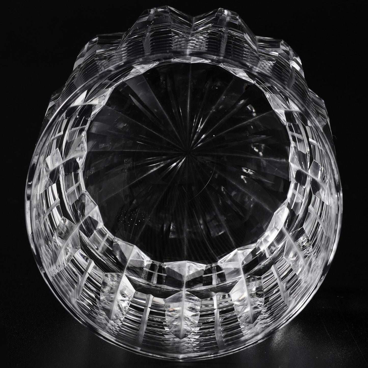 lovecove Hand-Carved Clear Crystal Whiskey Glass image 6