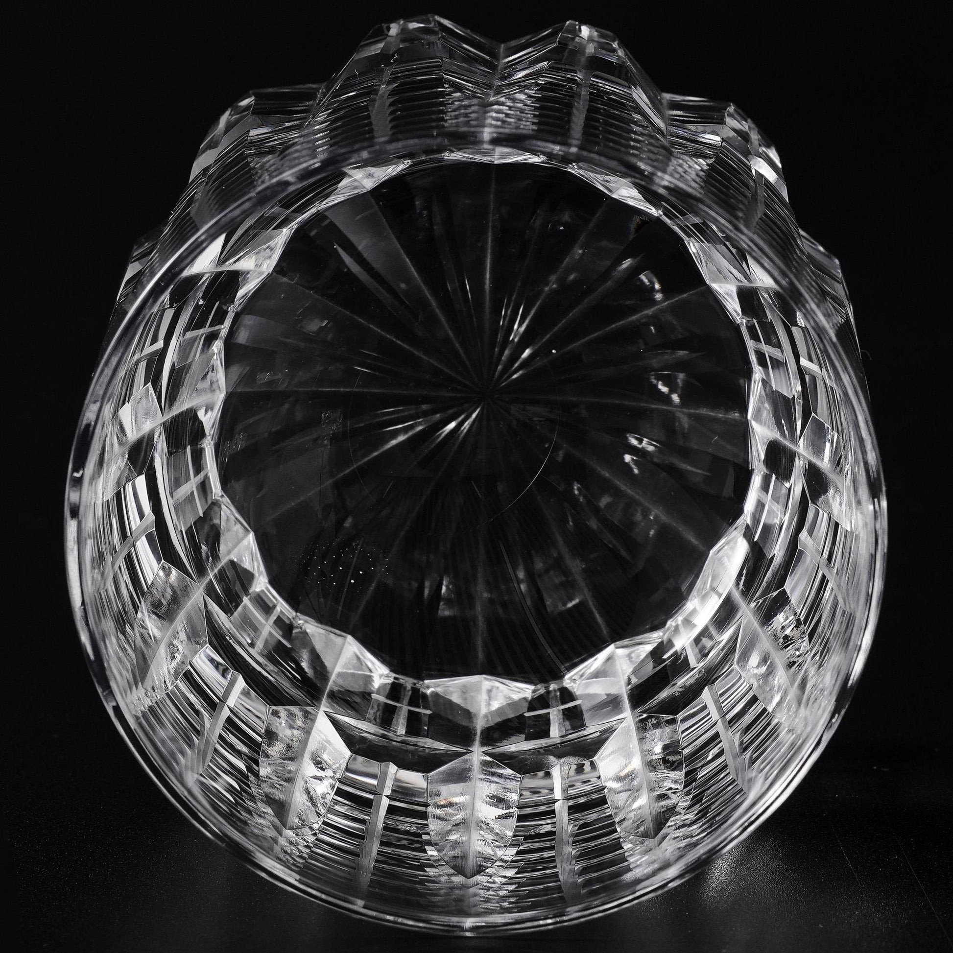 lovecove Hand-Carved Clear Crystal Whiskey Glass image 6