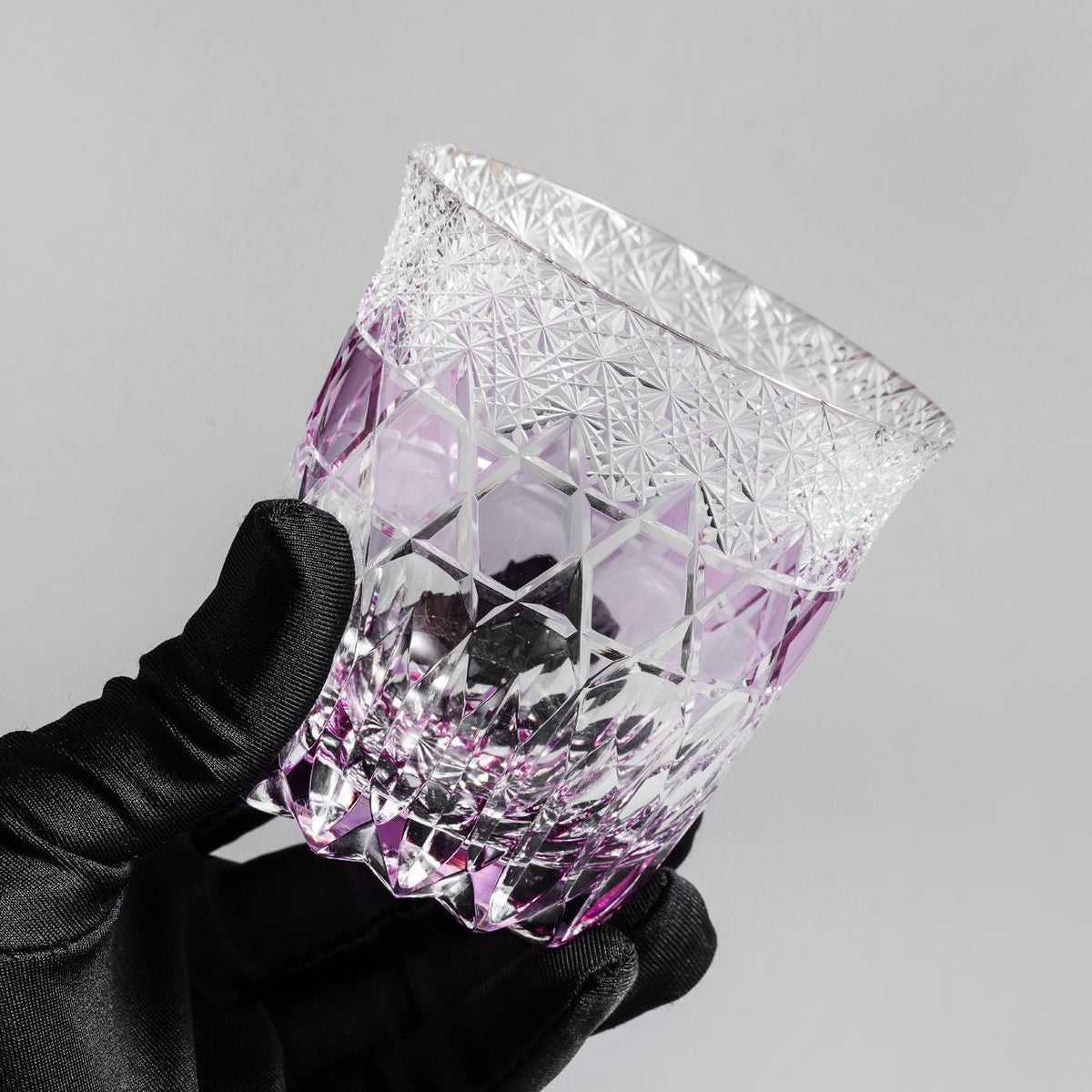 lovecove Hand-Carved Pink Whiskey Glass image 2