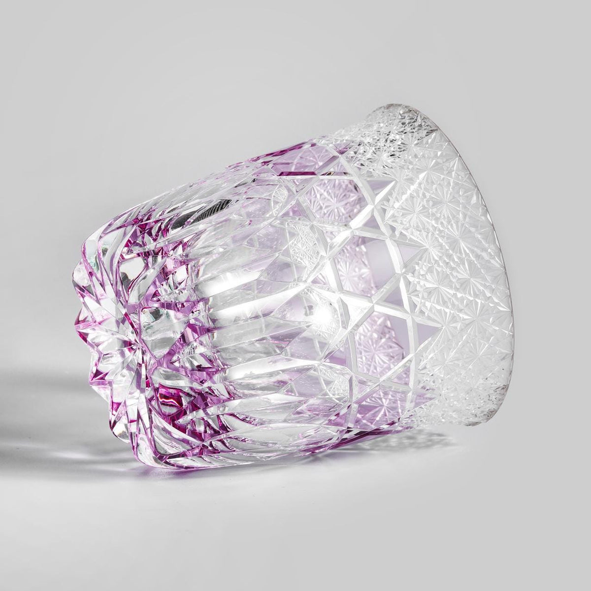 lovecove Hand-Carved Pink Whiskey Glass image 6