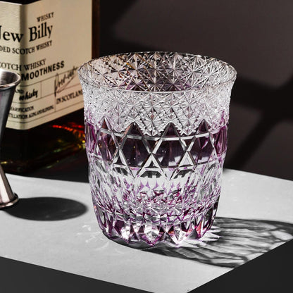 lovecove Hand-Carved Pink Whiskey Glass image 8
