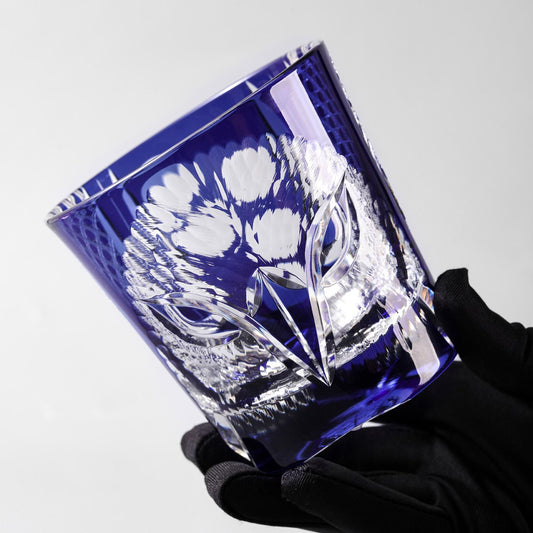 Vitraelle Hand Carved Owl Whiskey Glass image 2