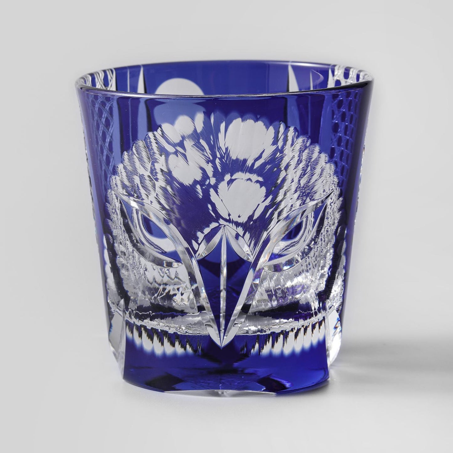 Vitraelle Hand Carved Owl Whiskey Glass image 6
