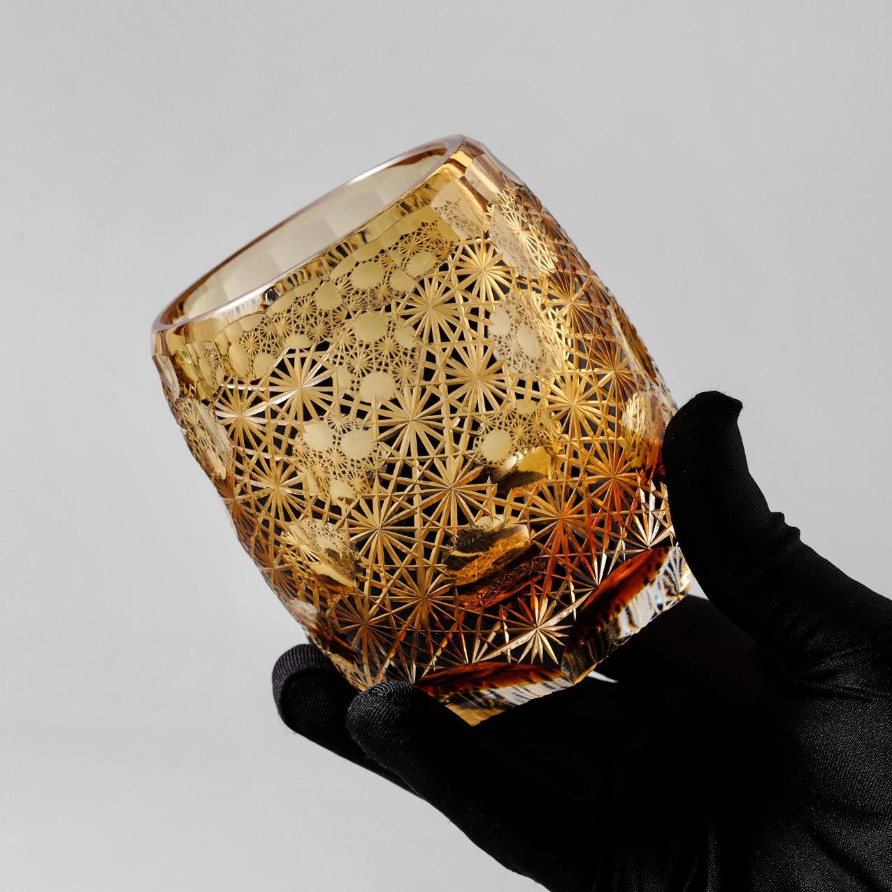 lovecove Hand-Carved Whiskey Rocks Glass image 7
