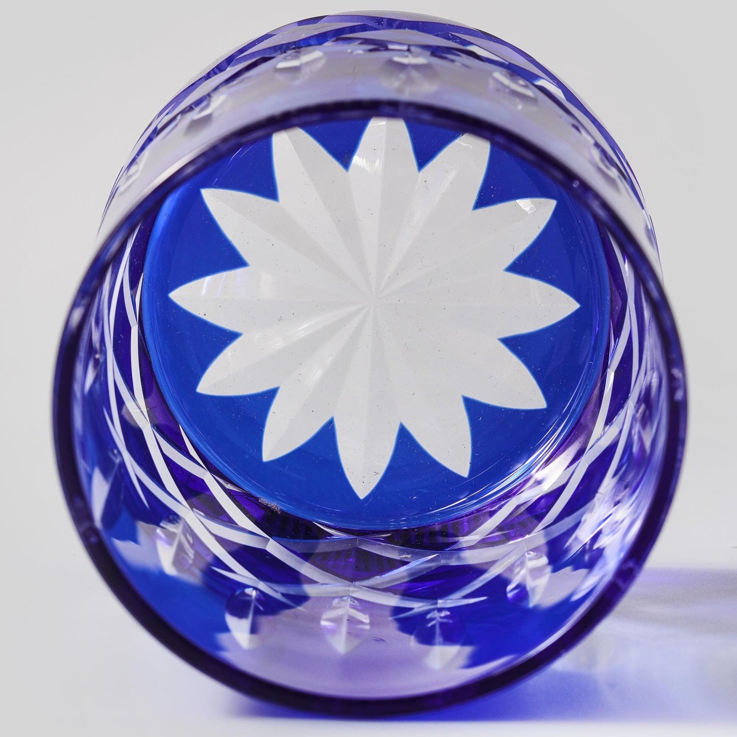 lovecove Hand-Craved Classic Colored Whiskey Glass image 3