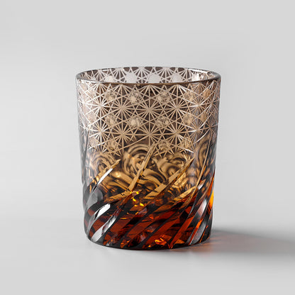 lovecove Hand-Craved Crystal Whiskey Glass image 2