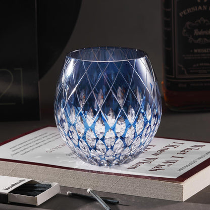lovecove Hand Curved Raindrop Whisky Glass image 3