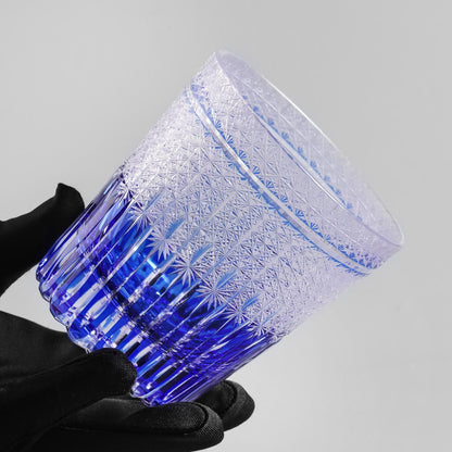 lovecove Hand-Cut Barley Pattern Whiskey Tumblers image 4