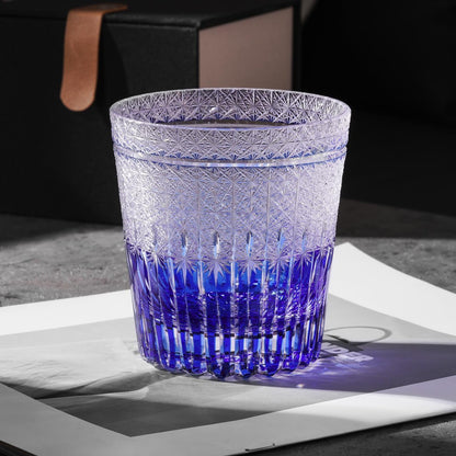 lovecove Hand-Cut Barley Pattern Whiskey Tumblers image 6