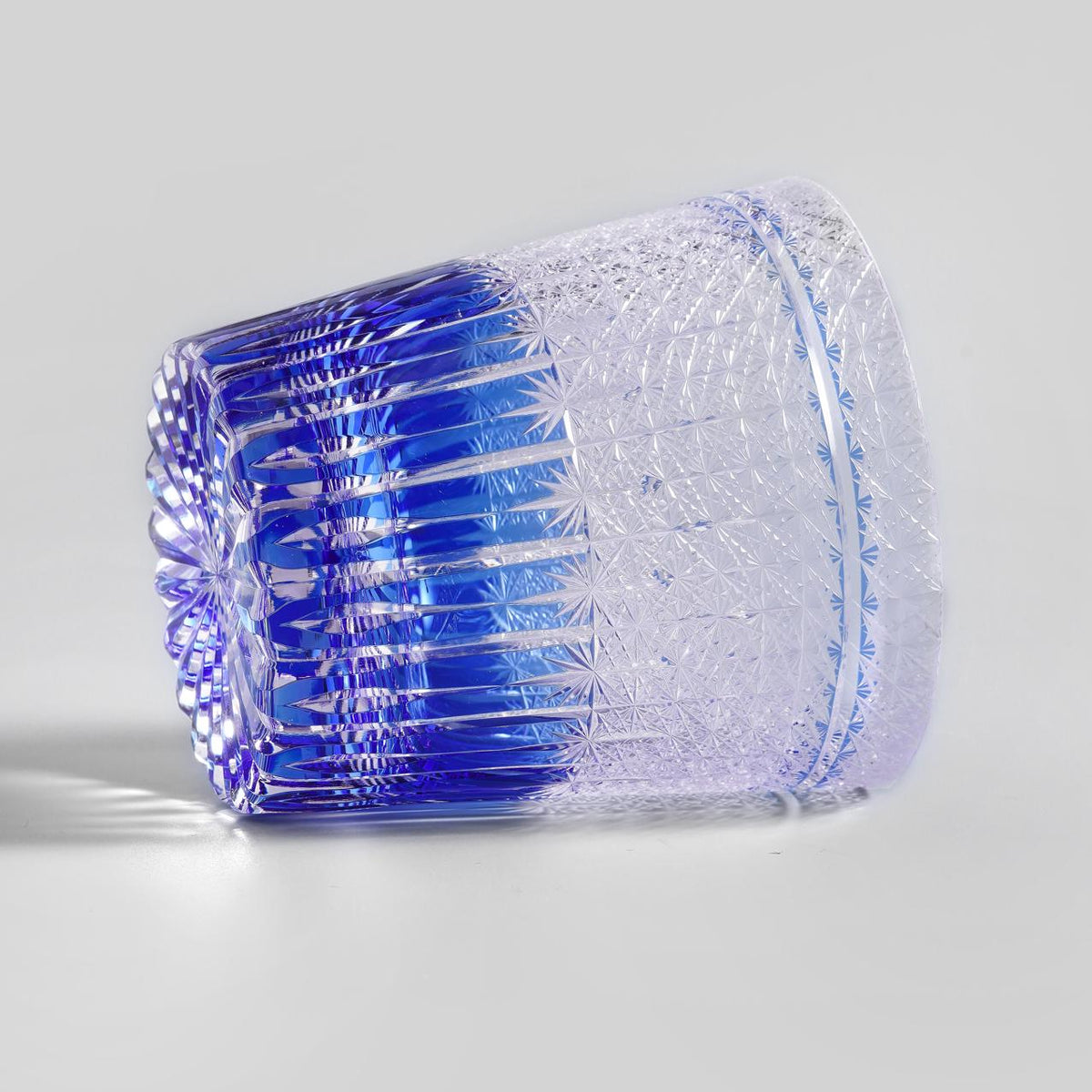 lovecove Hand-Cut Barley Pattern Whiskey Tumblers image 8