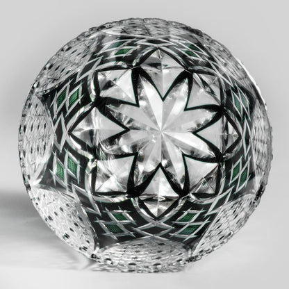 lovecove Hand-Cut Black Thistle Whiskey Glass image 8