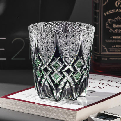 lovecove Hand-Cut Black Thistle Whiskey Glass image 9